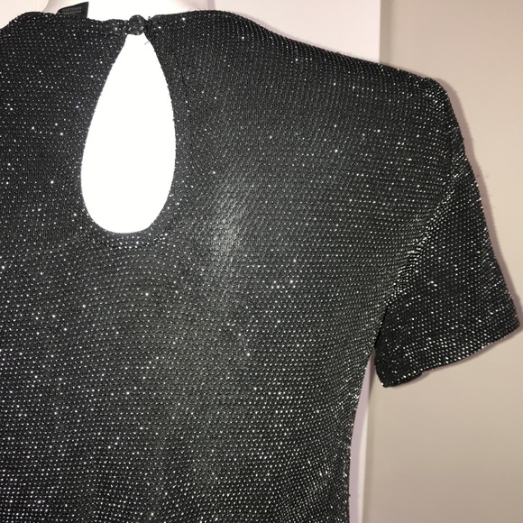 ICONE Black Starry Sparkle Stretchy Short Sleeve - Picture 8 of 10
